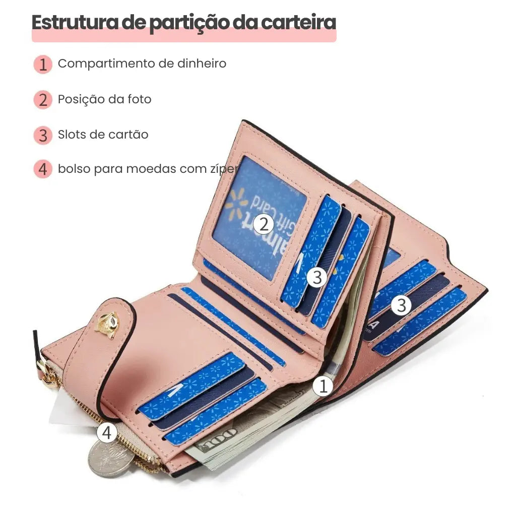Carteira Feminina Foxer Carina