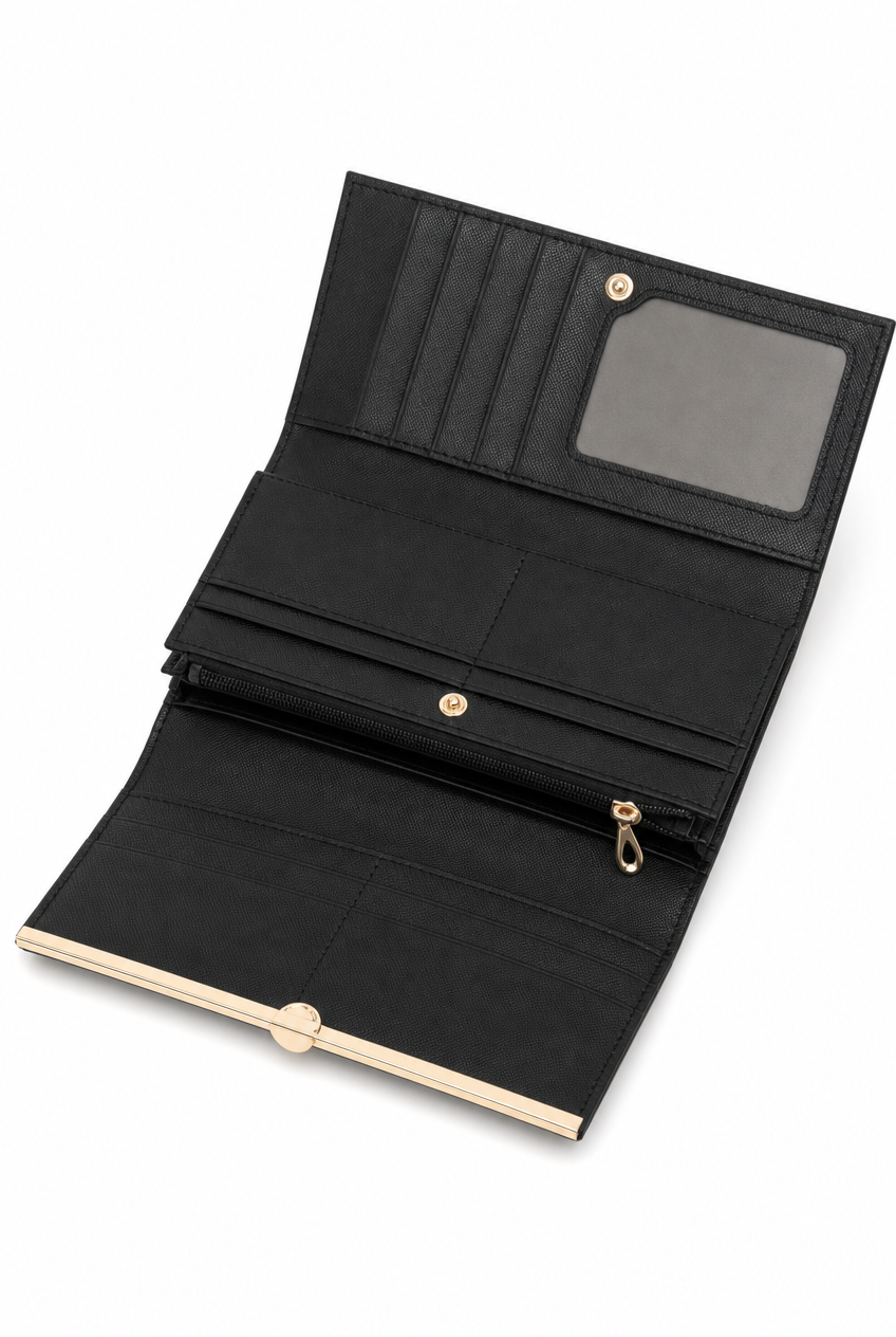 Foxer Eclat Leather Wallet - detail view