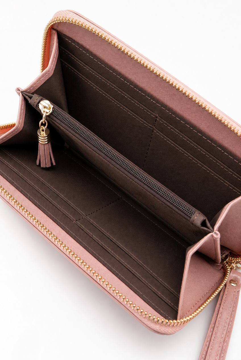 Foxer Vellum Leather Wallet - lifestyle view