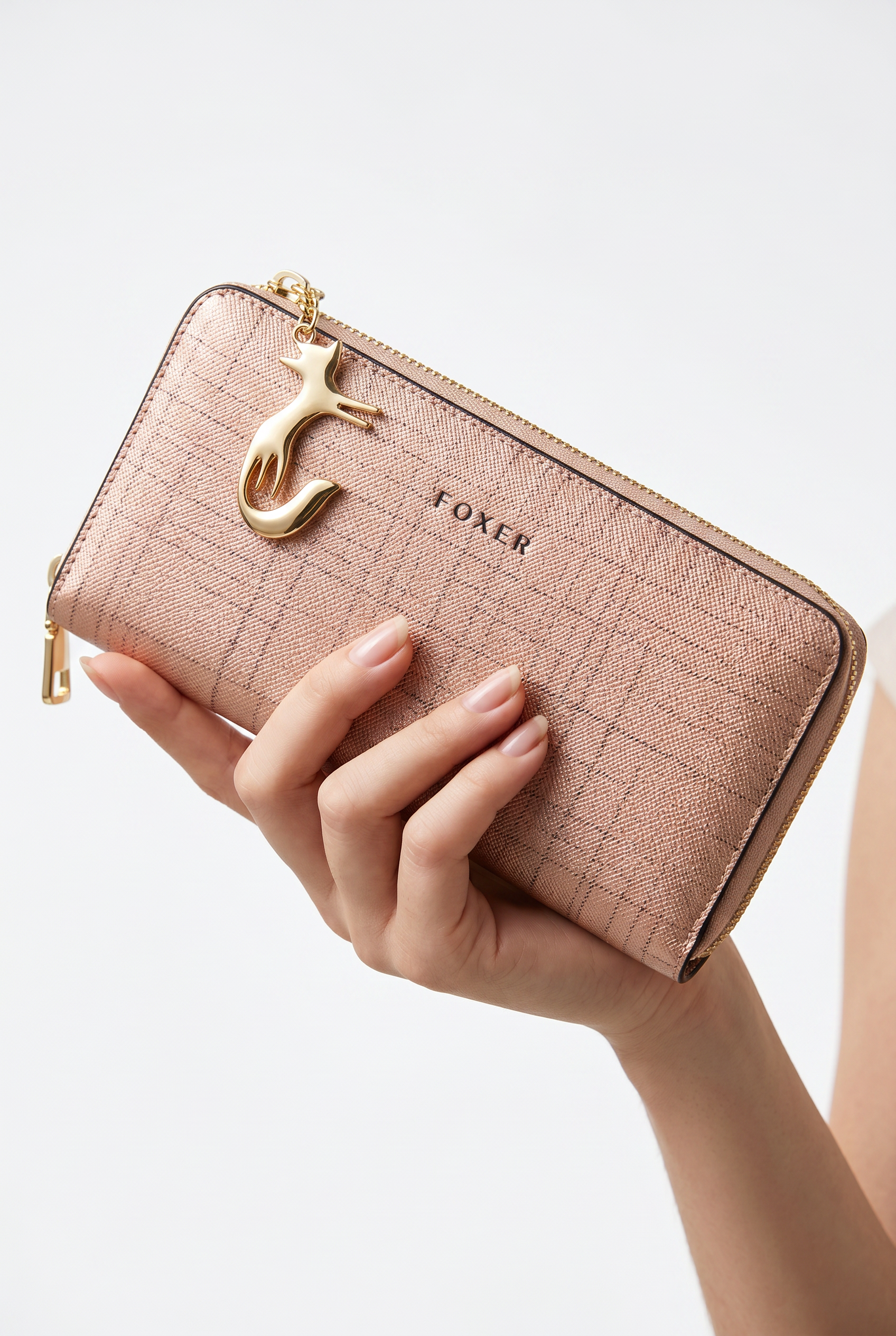 Foxer Sonnet Leather Wallet - front view