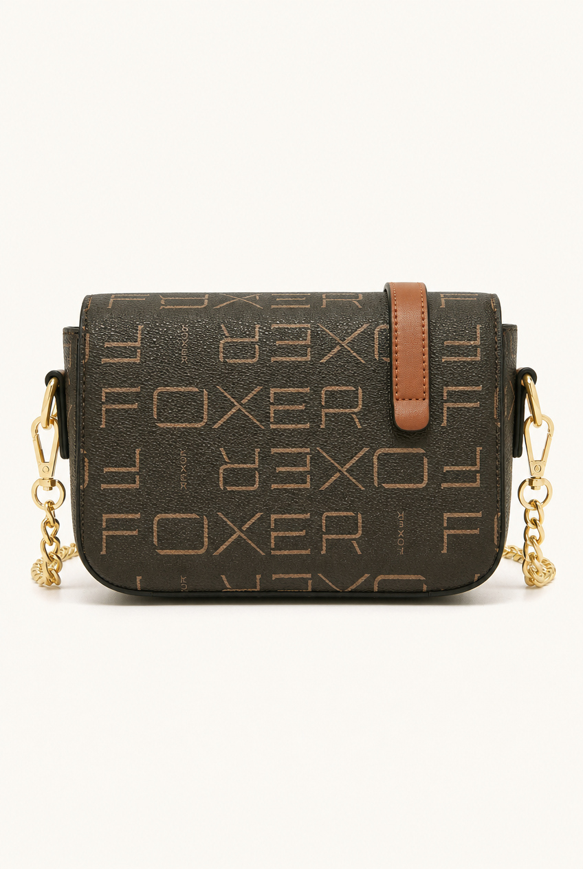 Foxer Lumiere Leather Handbag - interior view
