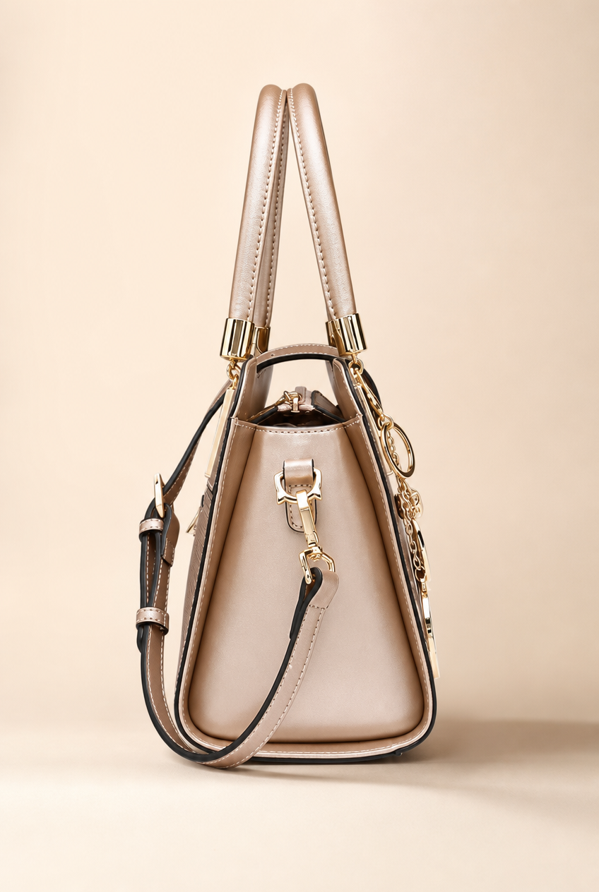 Foxer Legacy Leather Handbag - detail view