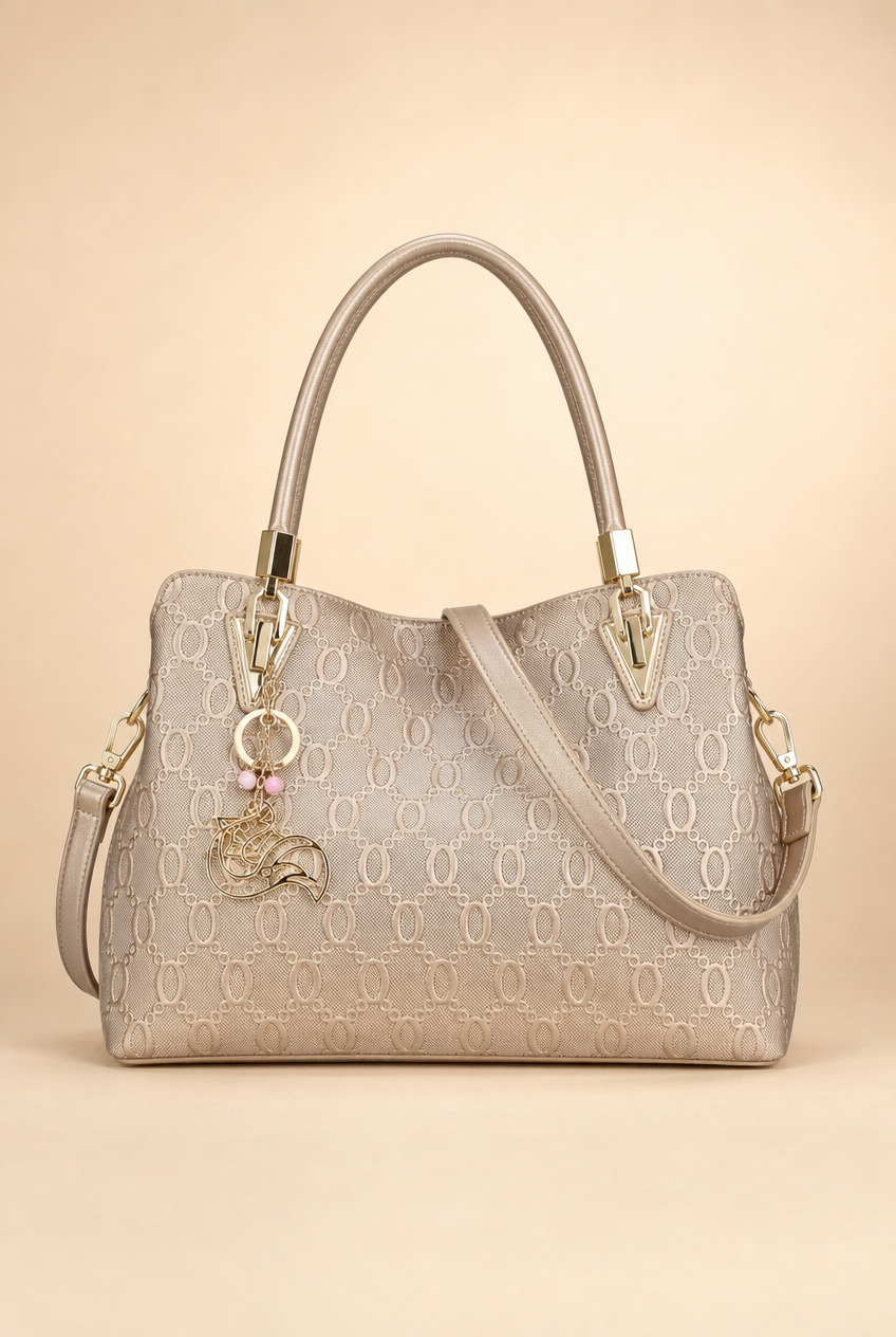 Foxer Essence Leather Handbag - detail view