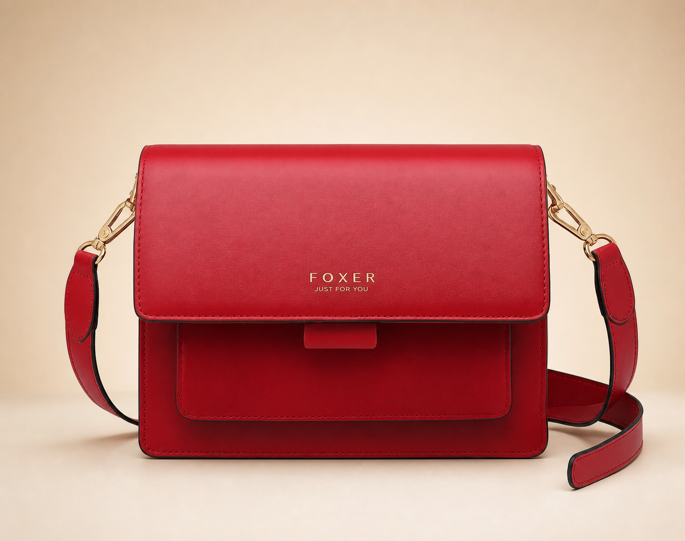 Foxer Allure Leather Handbag - lifestyle view