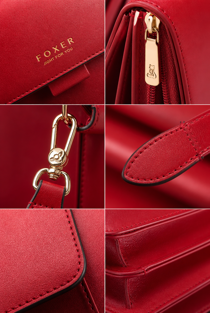 Foxer Allure Leather Handbag