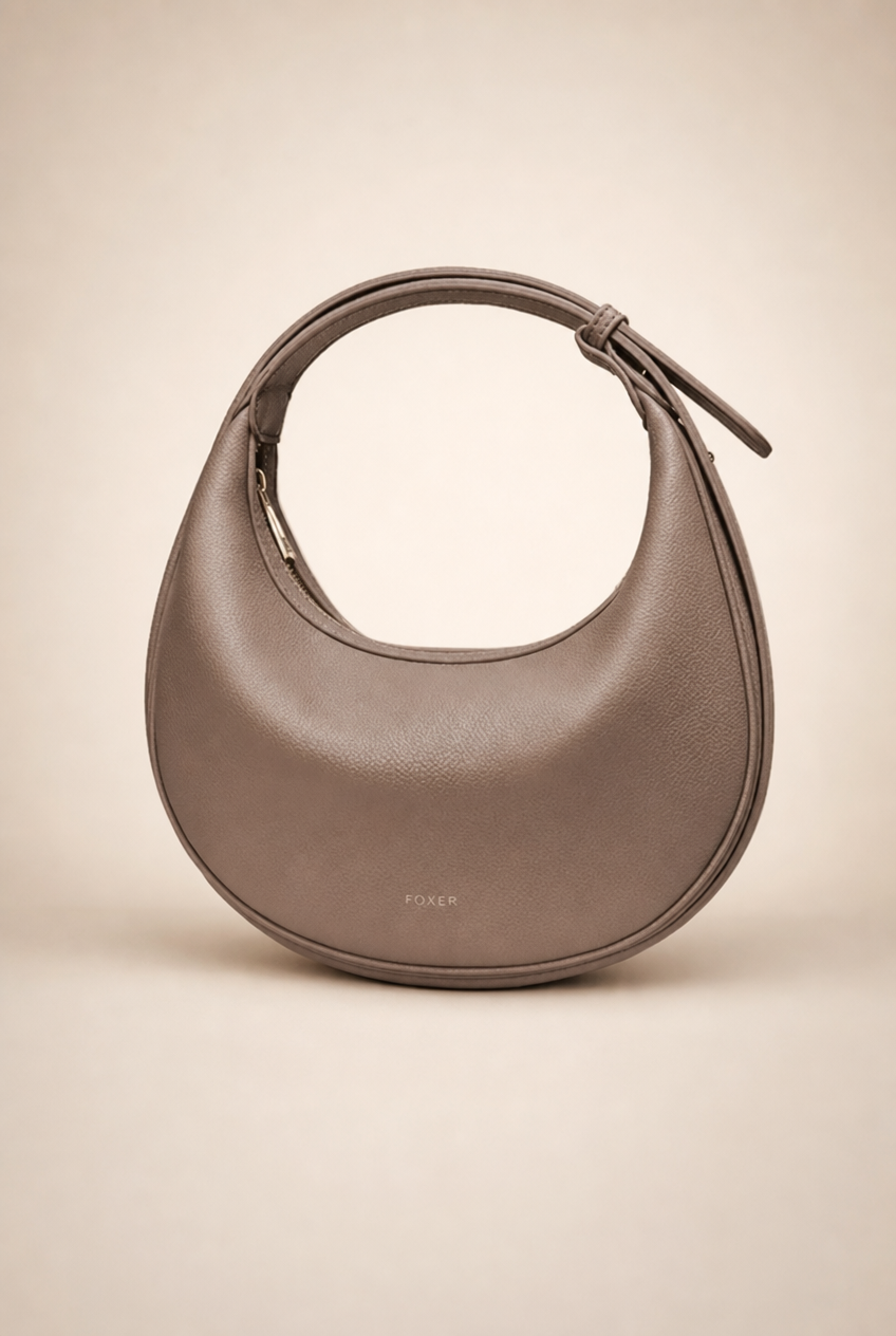 Foxer Crescendo Leather Handbag