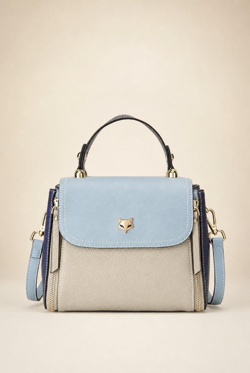 Foxer Verve Leather Handbag - detail view