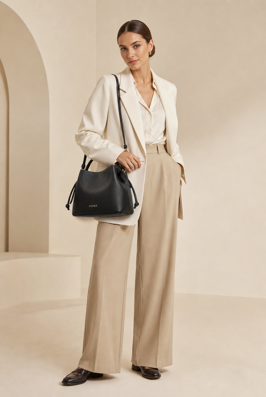 Foxer Atelier Leather Handbag - interior view