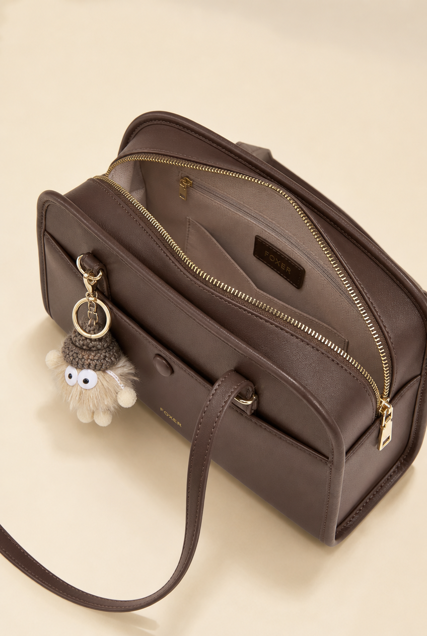 Foxer Muse Leather Handbag - lifestyle view