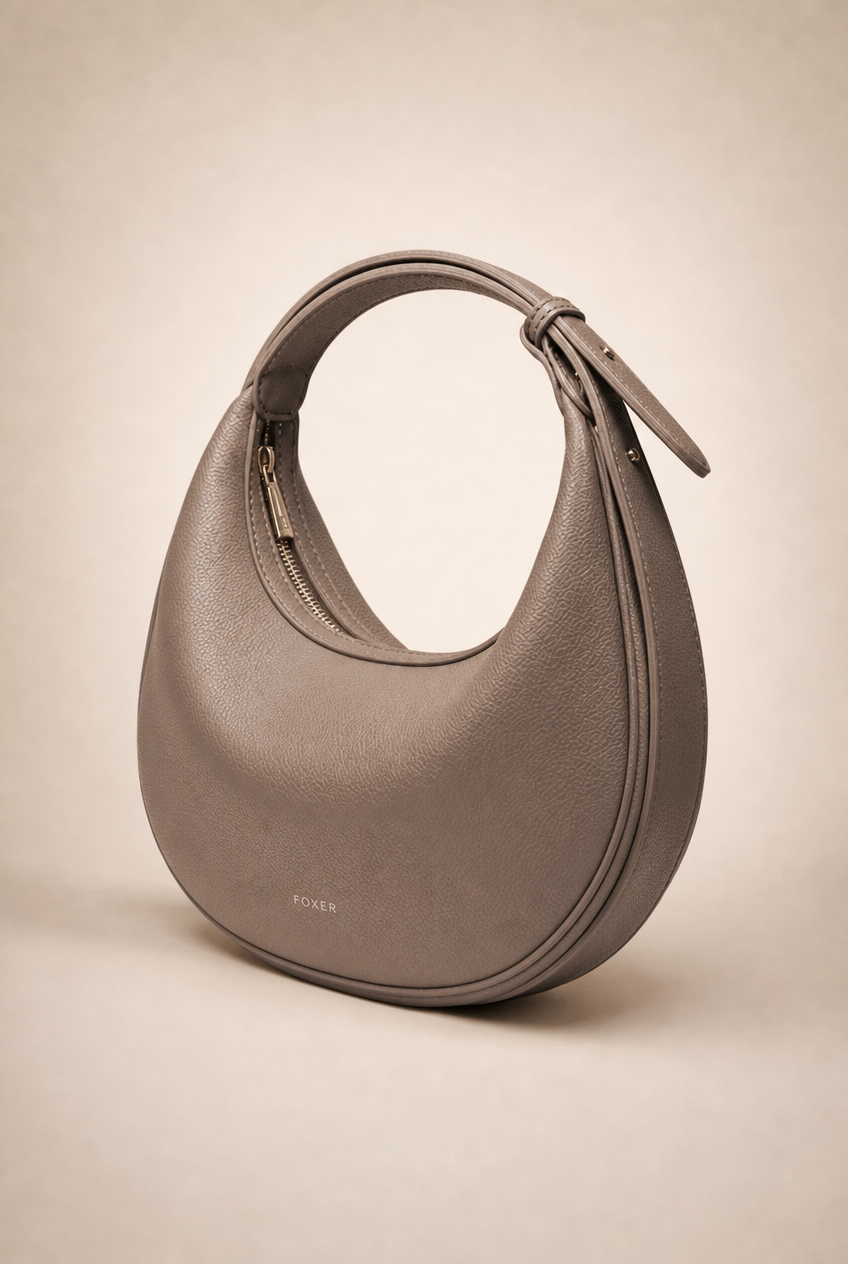 Foxer Crescendo Leather Handbag