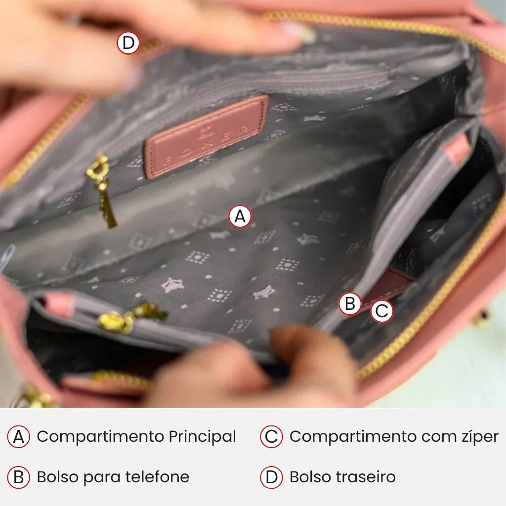 Bolsa Feminina Foxer Abigail