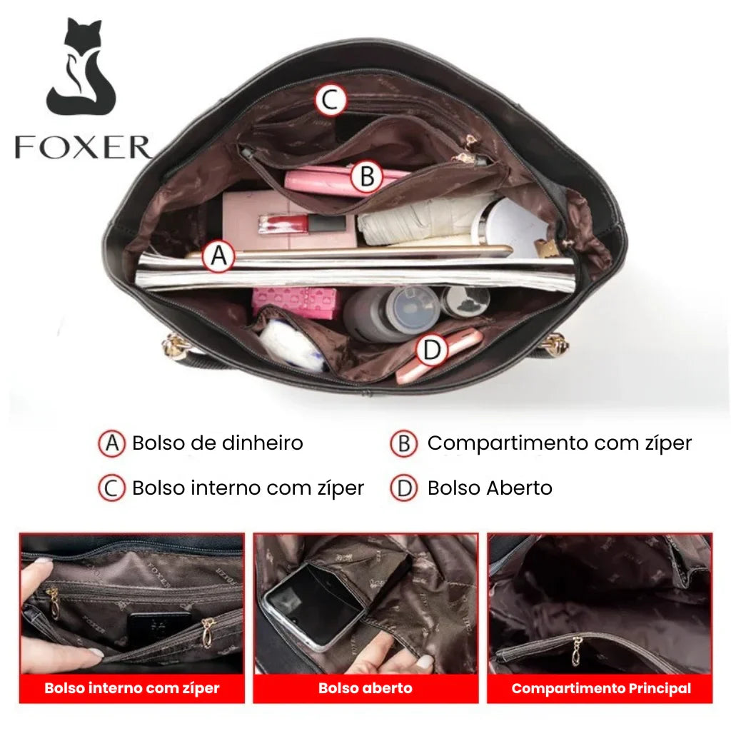 Bolsa Feminina Foxer Aurelle