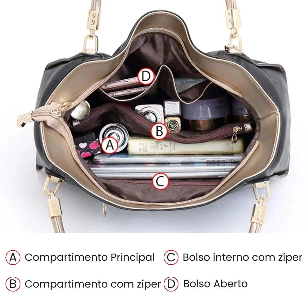 Bolsa Feminina Foxer Elizabeth