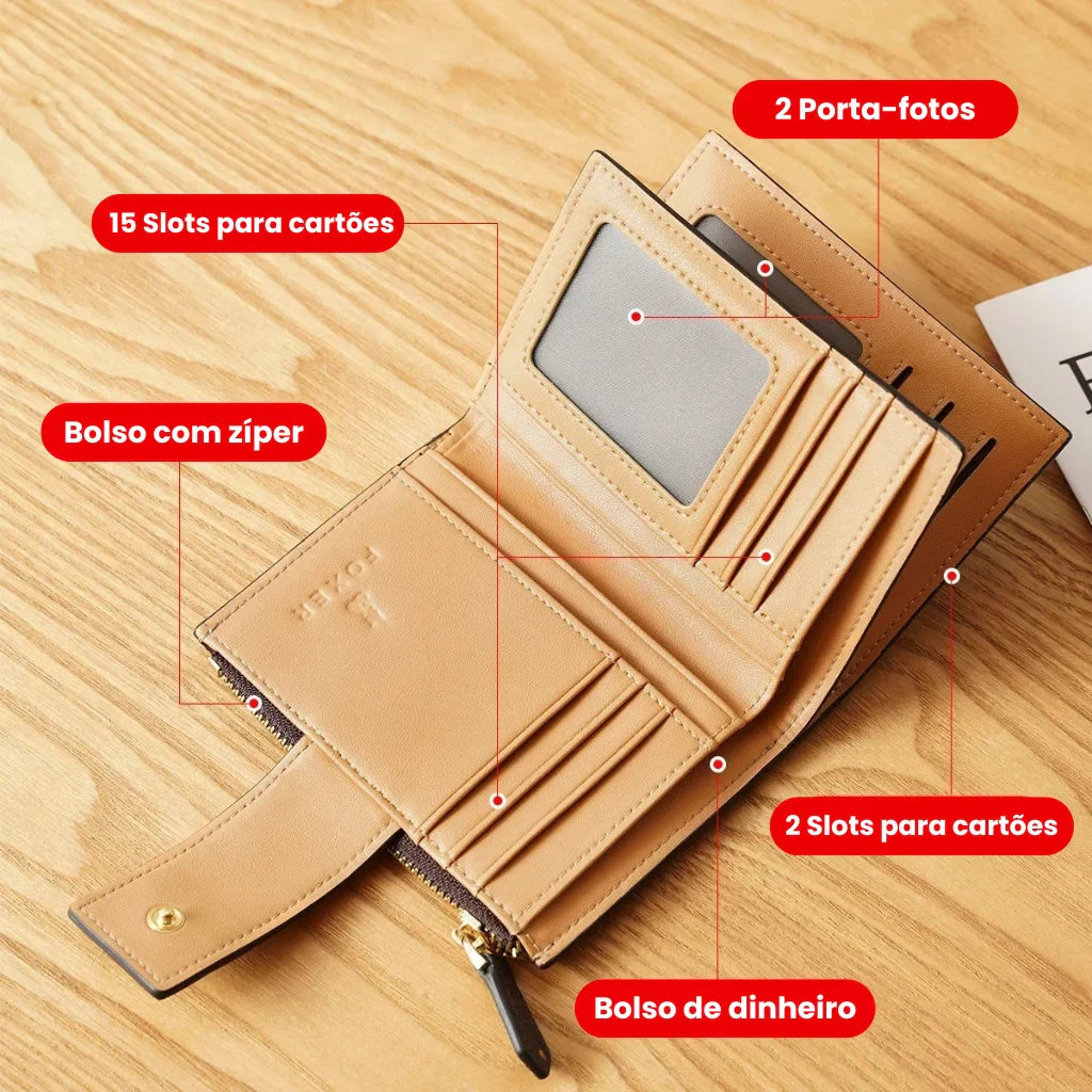 Carteira Feminina Foxer Alice