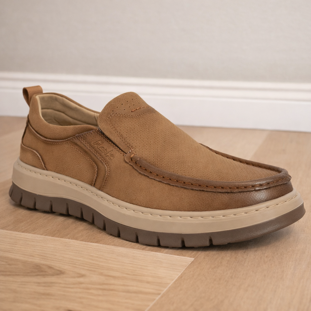 MOV Casual Moccasin - Khaki
