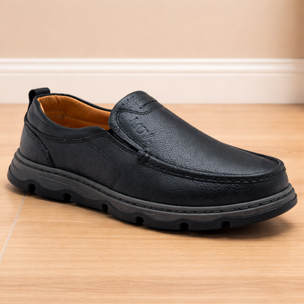 MOV Casual Boat Shoe - Black