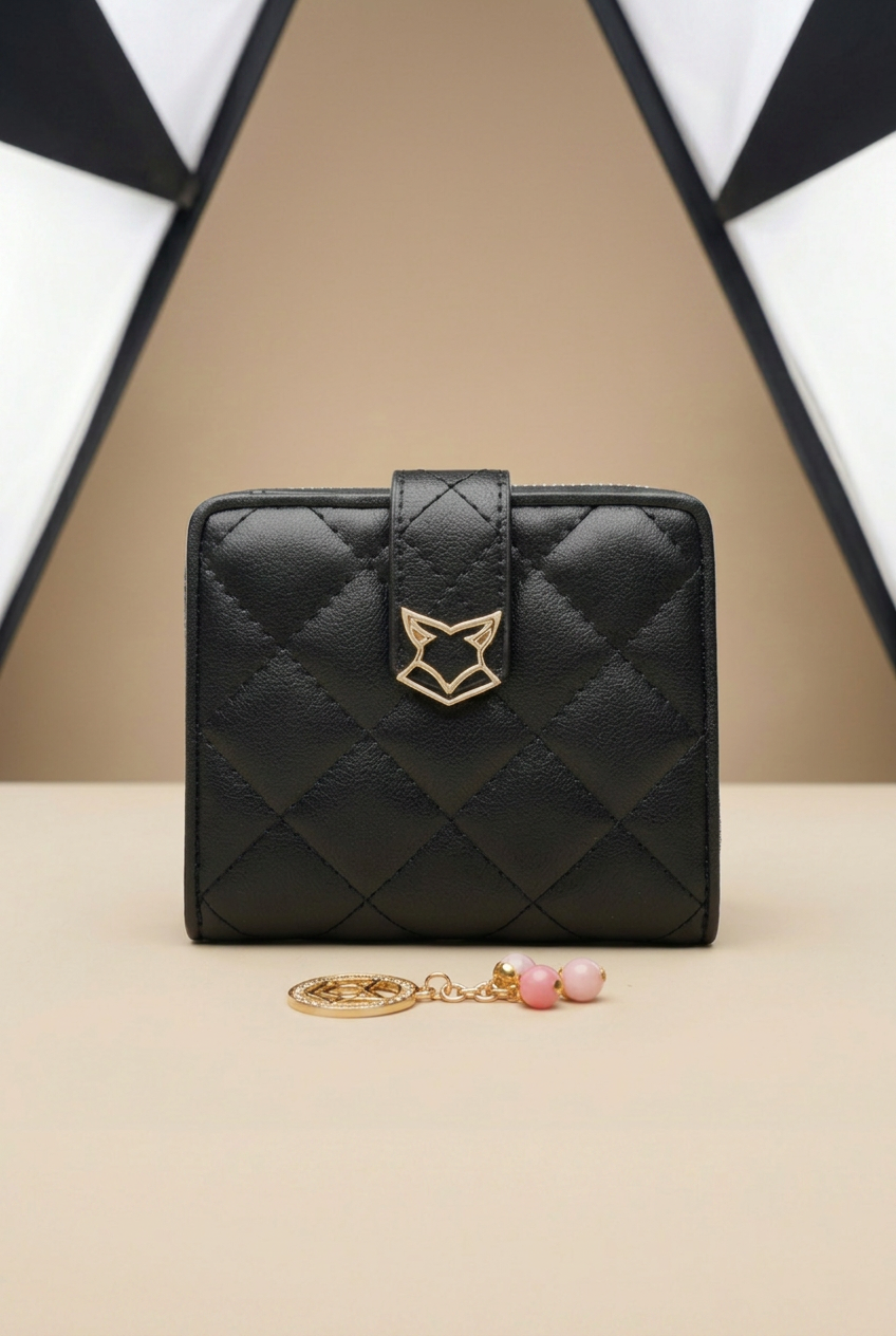 Foxer Marquis Leather Wallet - front view