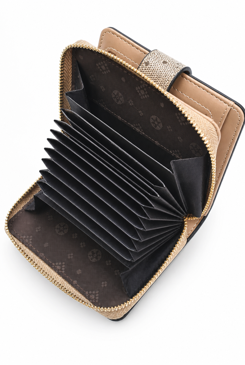 Foxer Radiance Leather Wallet - side view