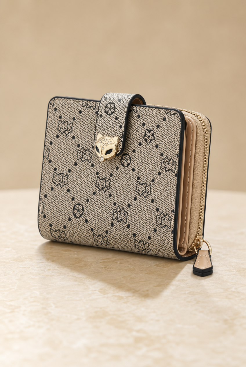 Foxer Radiance Leather Wallet - front view