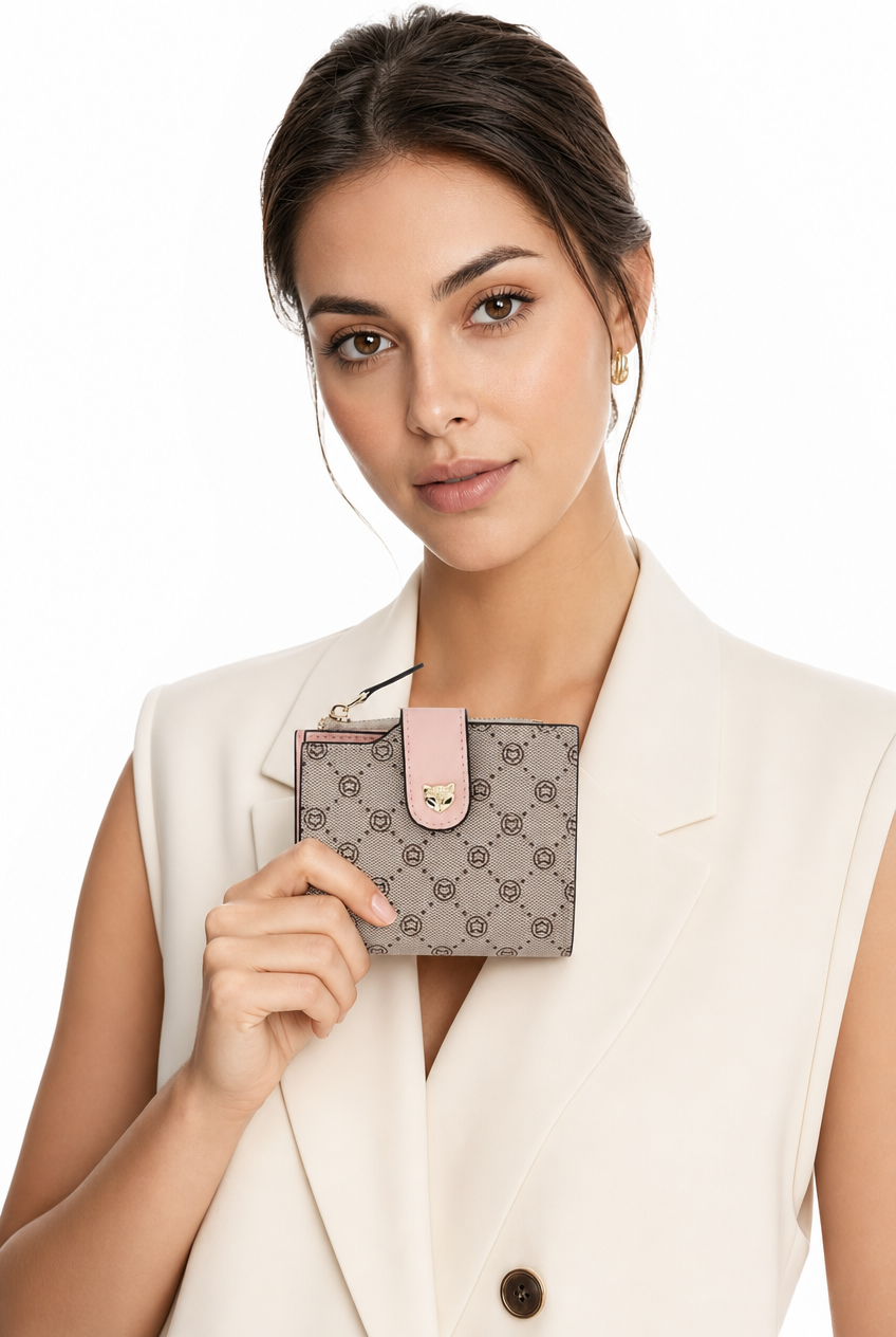 Foxer Aria Leather Wallet - lifestyle view