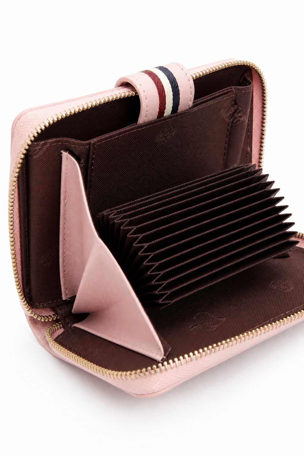 Foxer Sable Leather Wallet - interior view