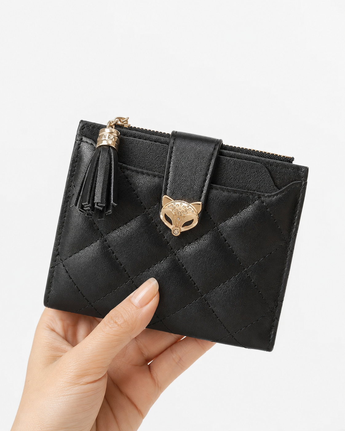Foxer Quartz Leather Wallet - interior view