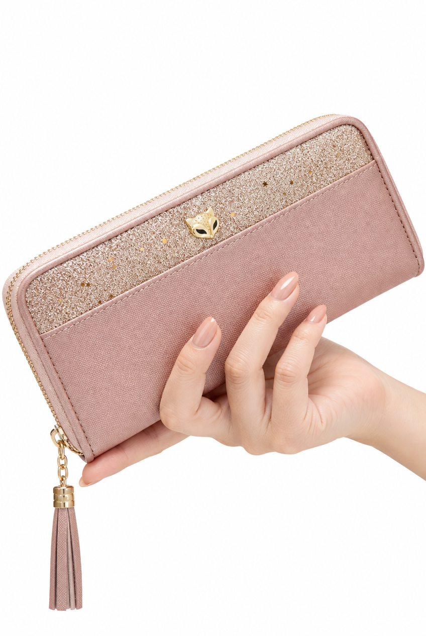 Foxer Vellum Leather Wallet - front view