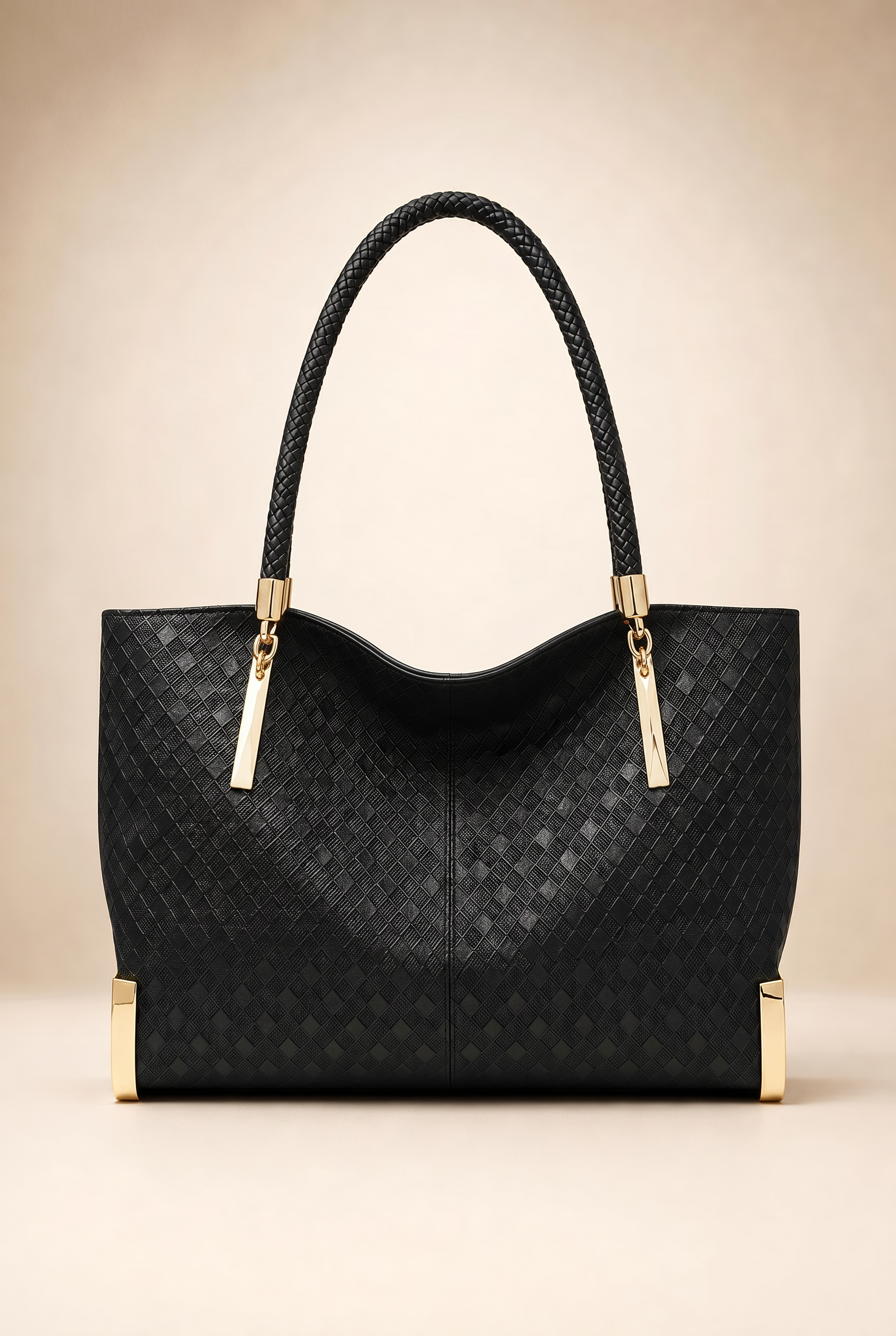 Foxer Noble Leather Handbag - front view