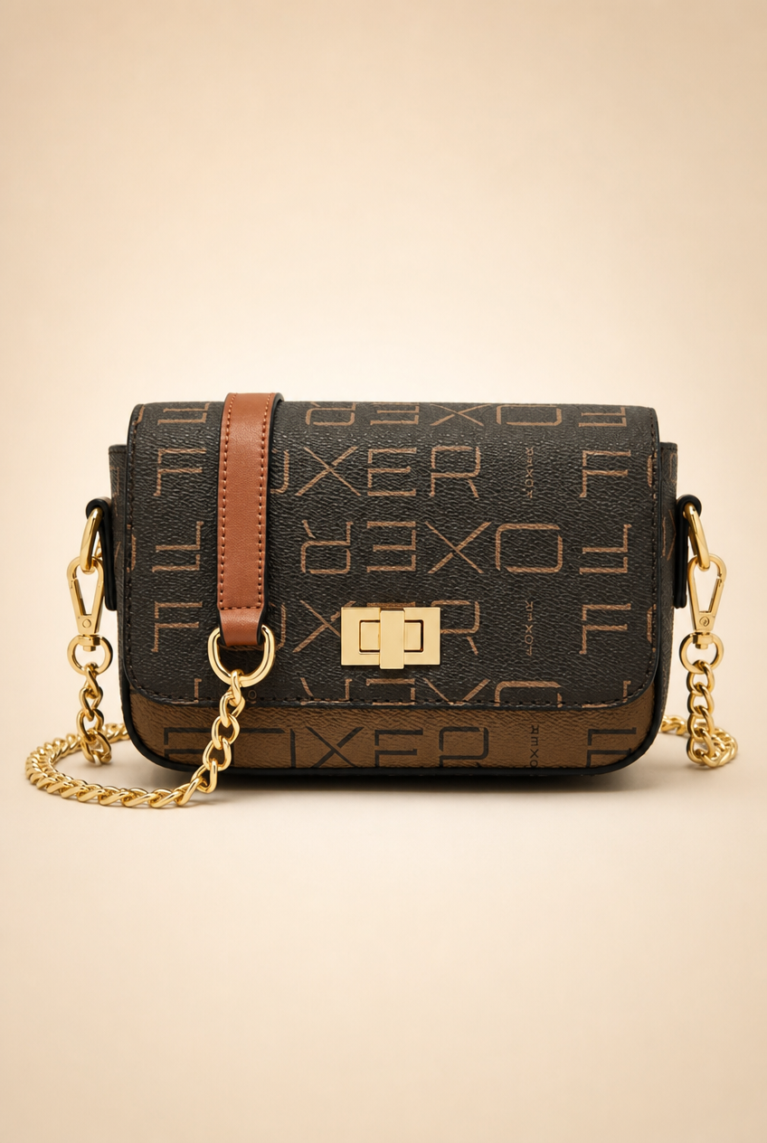 Foxer Lumiere Leather Handbag - side view