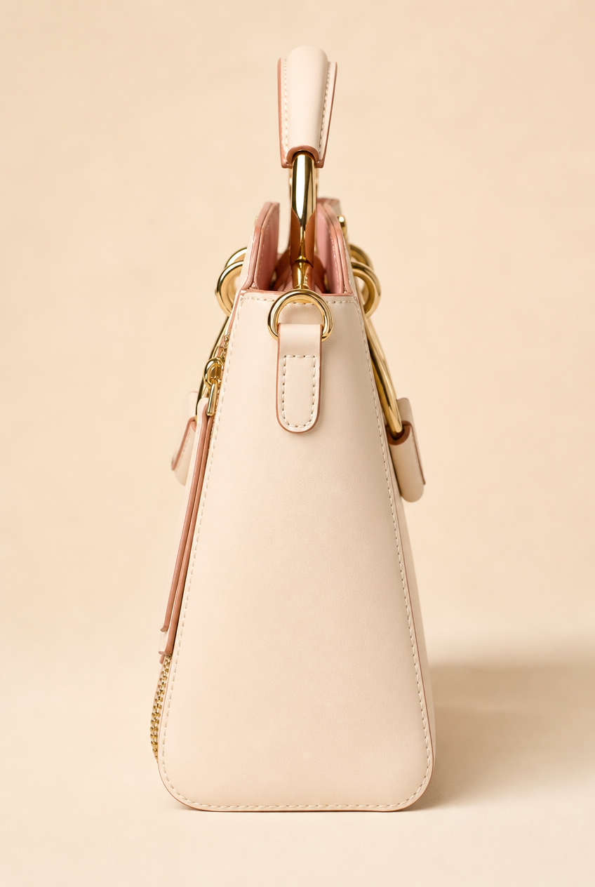 Foxer Grandeur Leather Handbag - side view