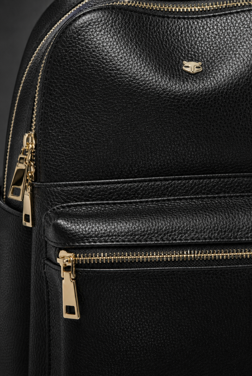 Foxer Cache Leather Backpack