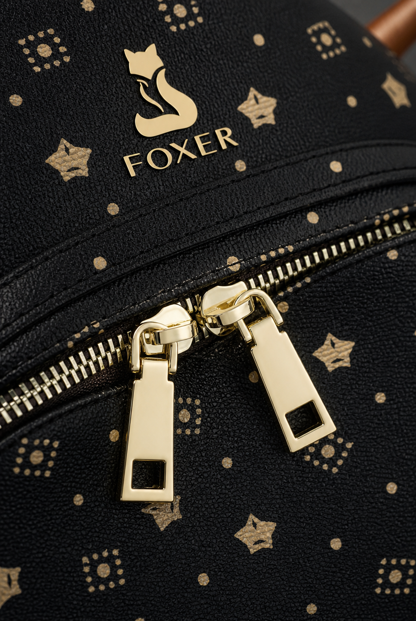 Foxer Solace Leather Backpack - lifestyle view