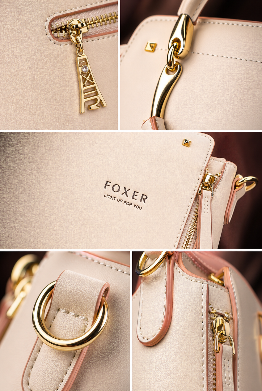 Foxer Grandeur Leather Handbag