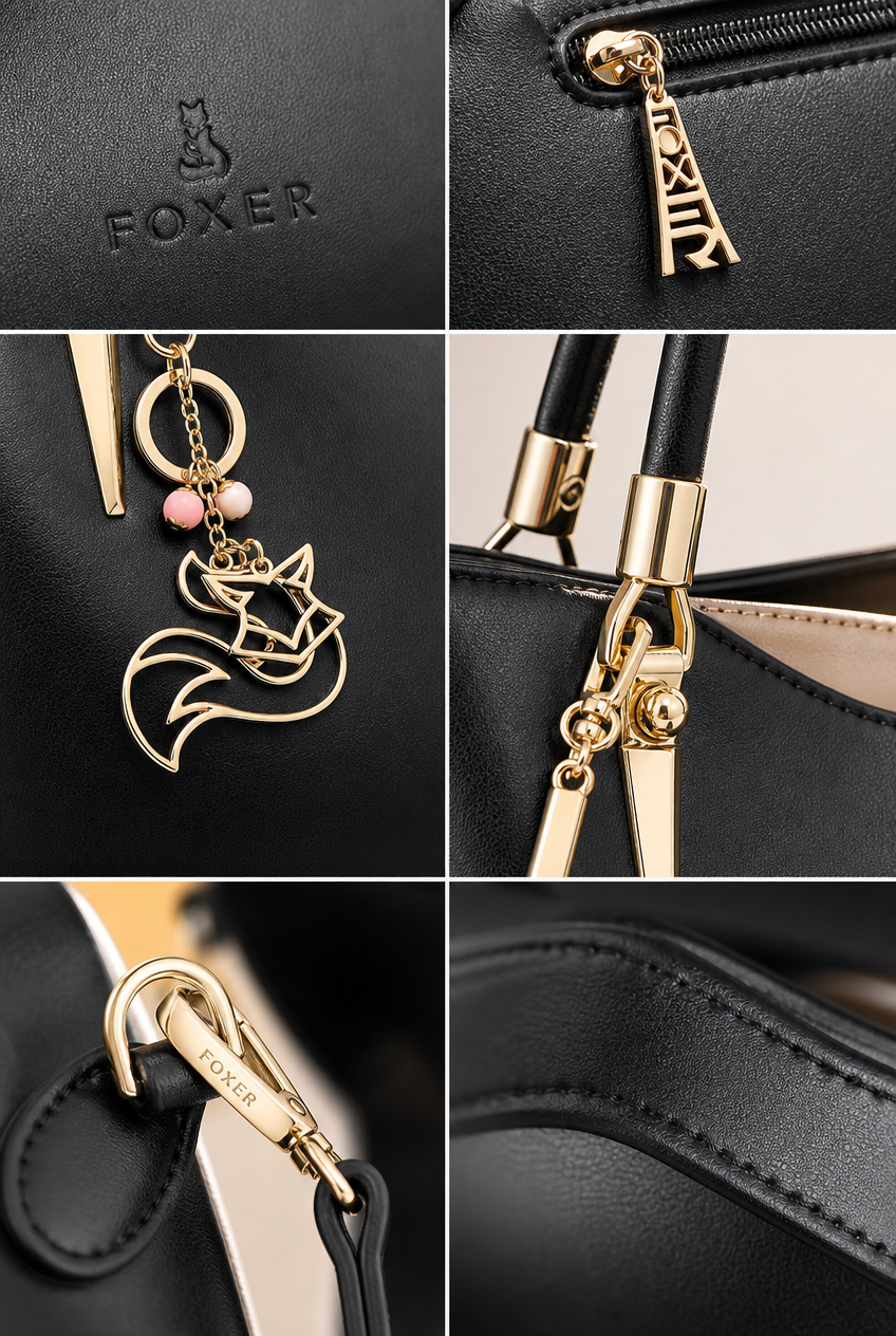 Foxer Opulence Leather Handbag