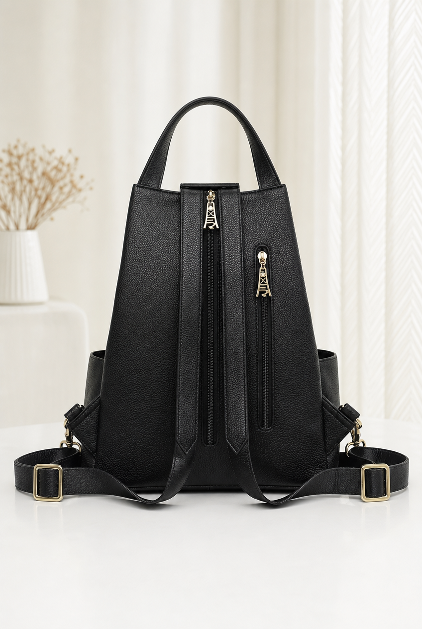 Foxer Vantage Leather Backpack - detail view