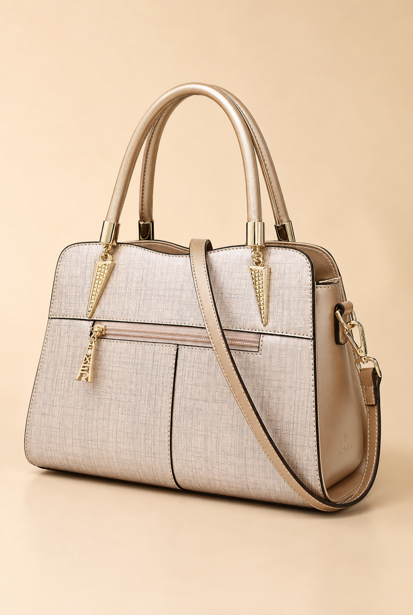 Foxer Legacy Leather Handbag - side view