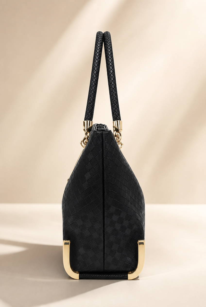 Foxer Noble Leather Handbag - detail view