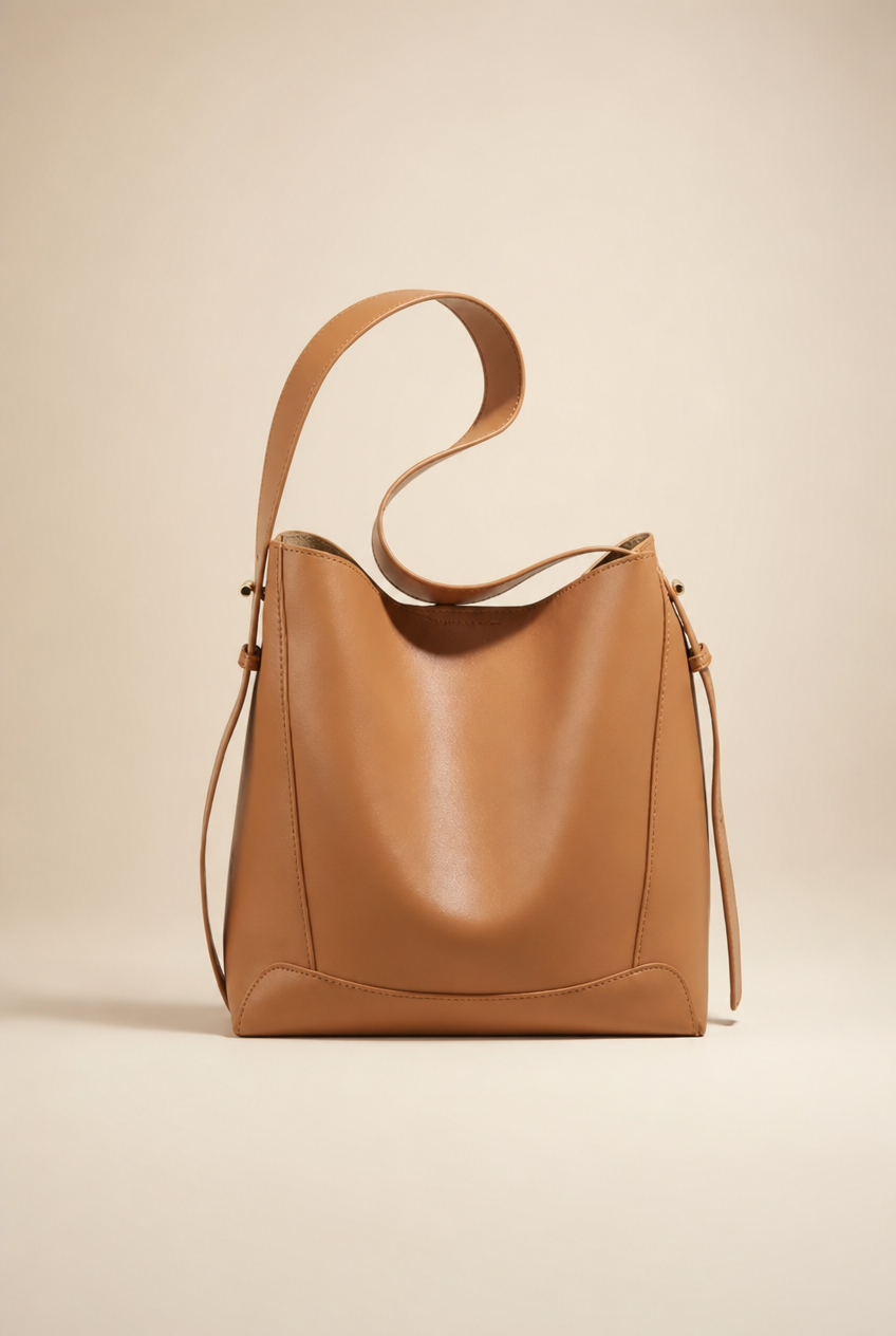 Foxer Aurum Leather Handbag - detail view
