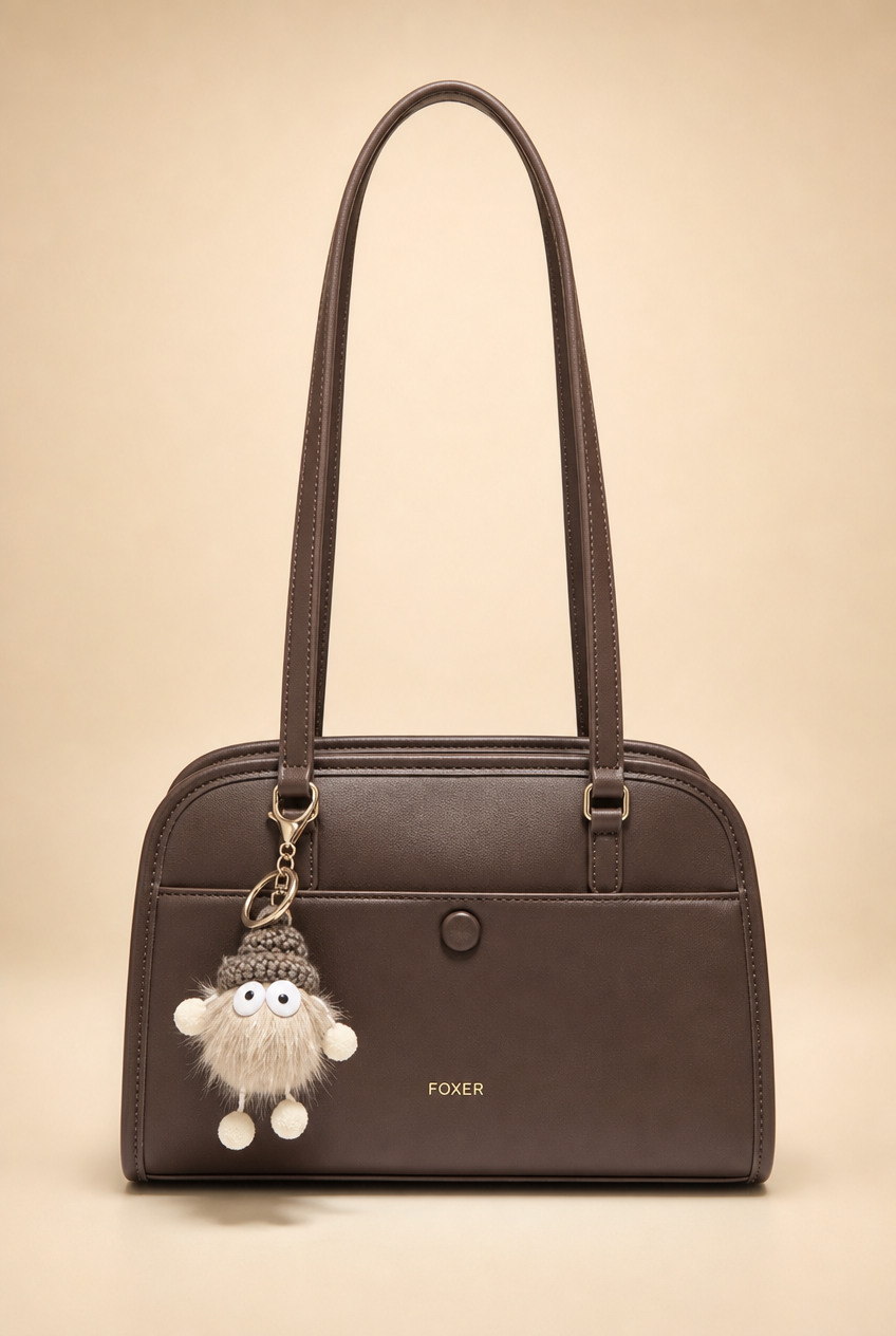 Foxer Muse Leather Handbag - detail view