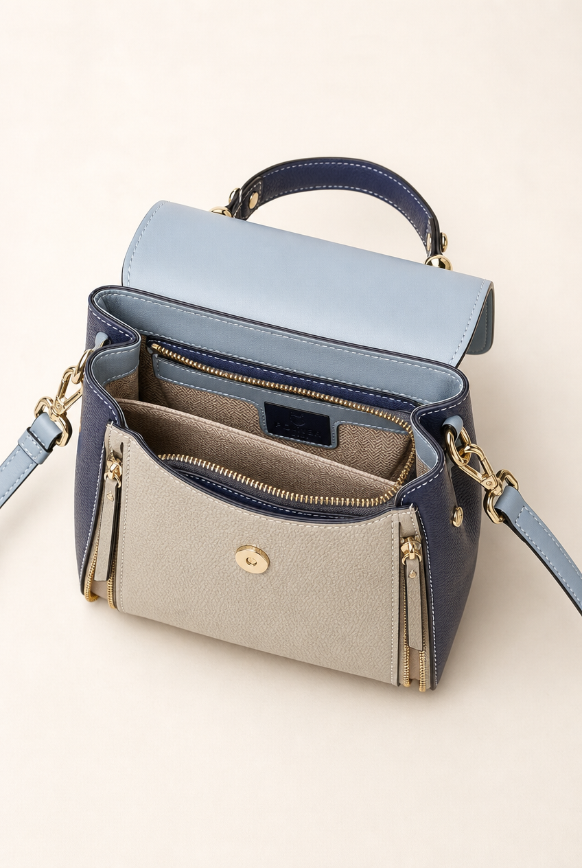 Foxer Verve Leather Handbag - lifestyle view