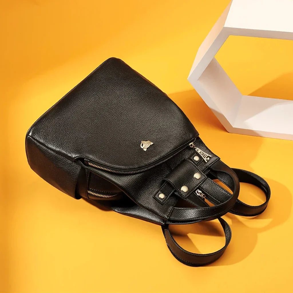 Foxer Vantage Leather Backpack