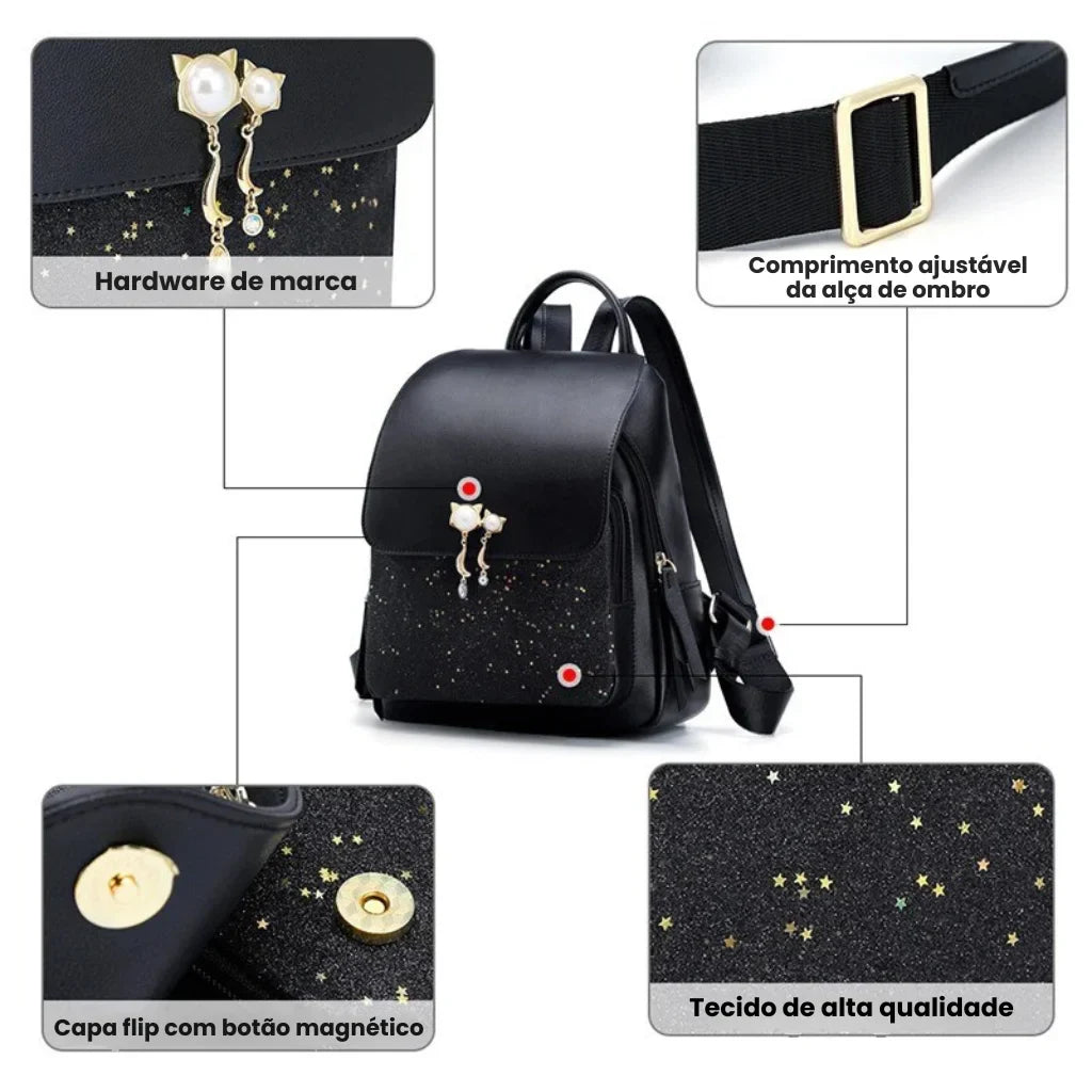 Mochila Feminina Foxer Stella