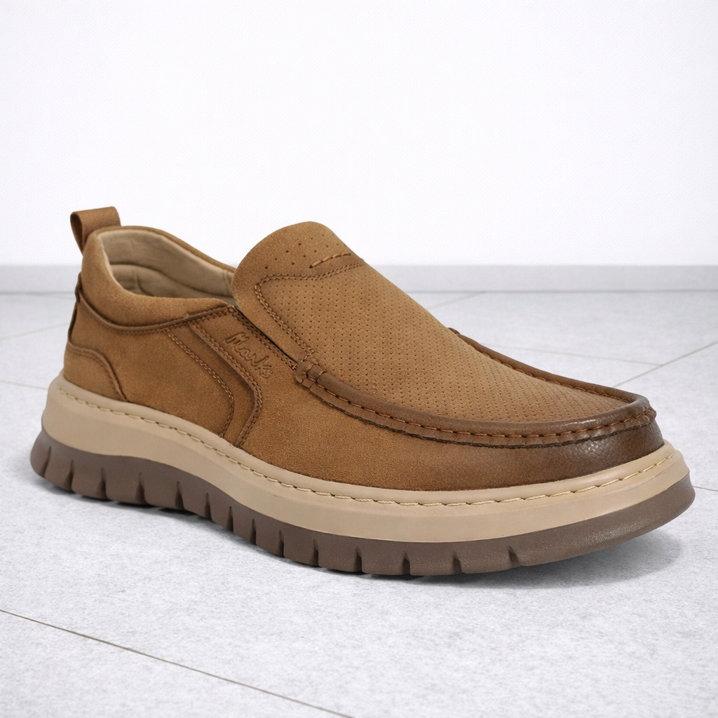 MOV Casual Moccasin - Khaki
