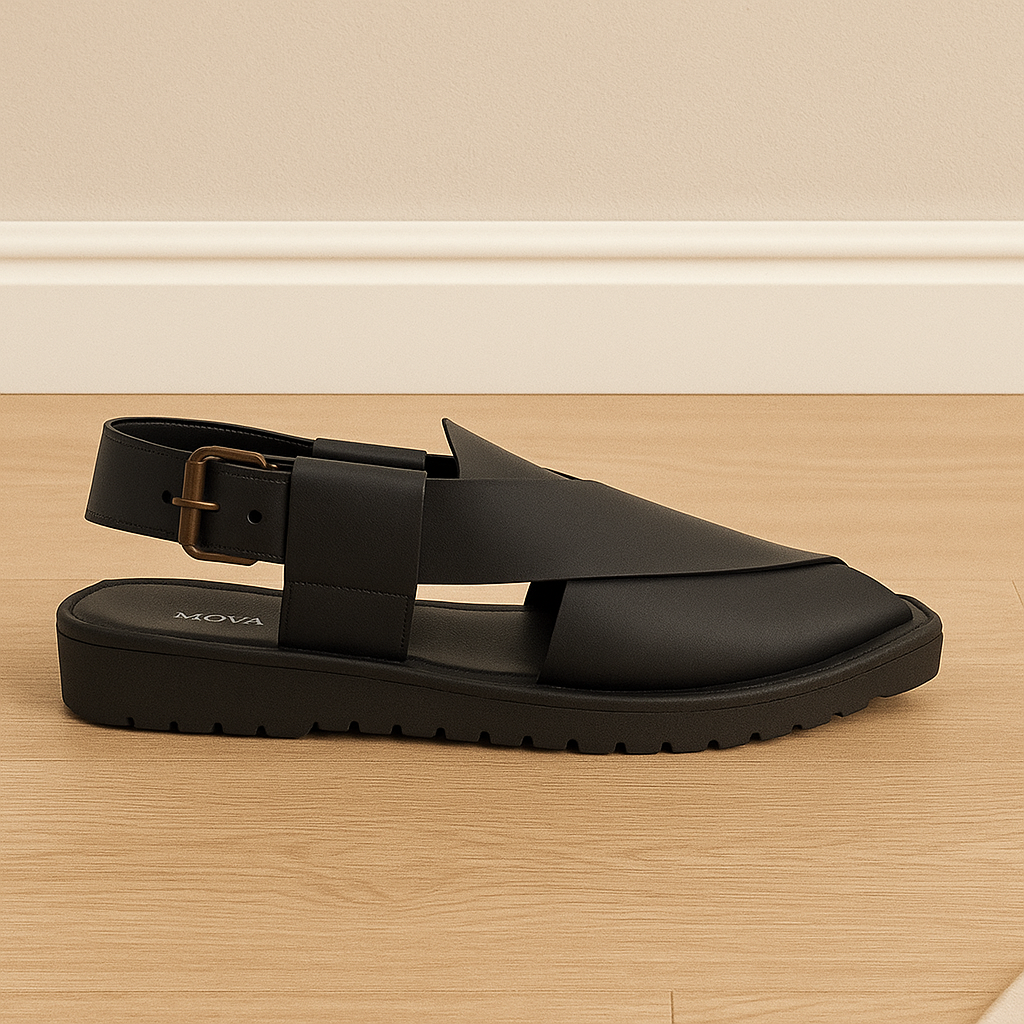 MOV Heritage Sandal - Black